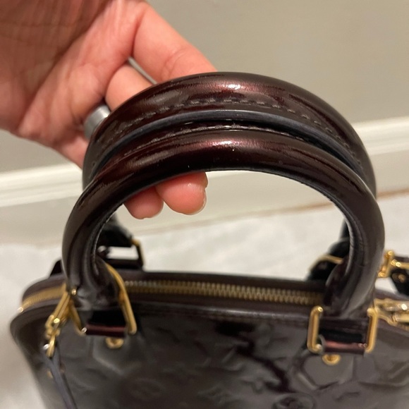 Louis Vuitton Hand Bag Alma BB Bordeaux Vernis - Picture 6 of 16